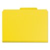 Smead Pressboard Folder, 1/3 Cut, Yellow, PK25, Size: Letter 21562